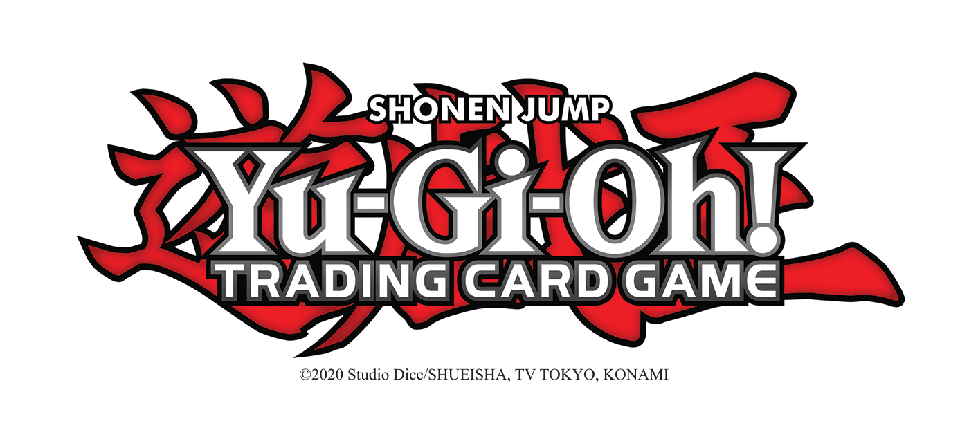 Yu-Gi-Oh! Logo, Copyright 2020 Studio Dice/SHUEISHA, TV TOKYO, KONAMI